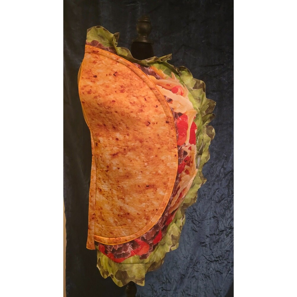 Kids Taco Costume/ one Size Up To 14 FUn World Kids Realistic- KIDS LARGE